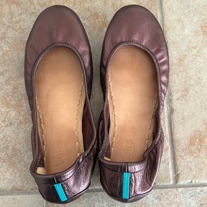 Tieks Metallic Bronze size 8